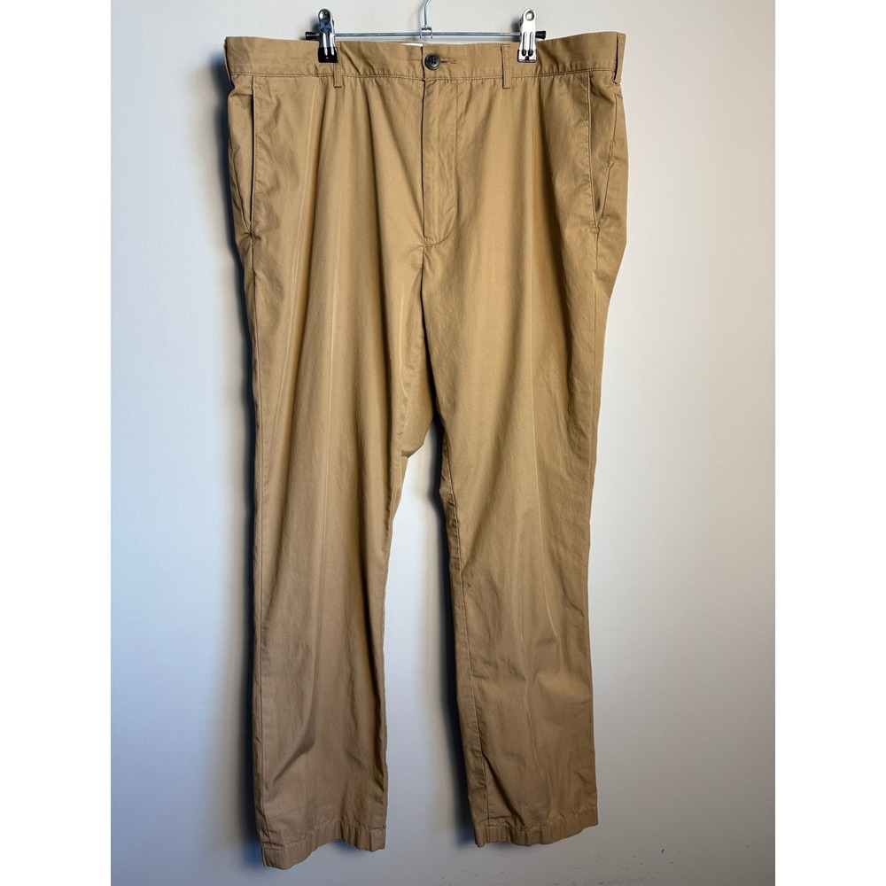 Club Monaco Mens Tan Davis Slim Fit Chino Pants 36/32 Preppy Casual Classic